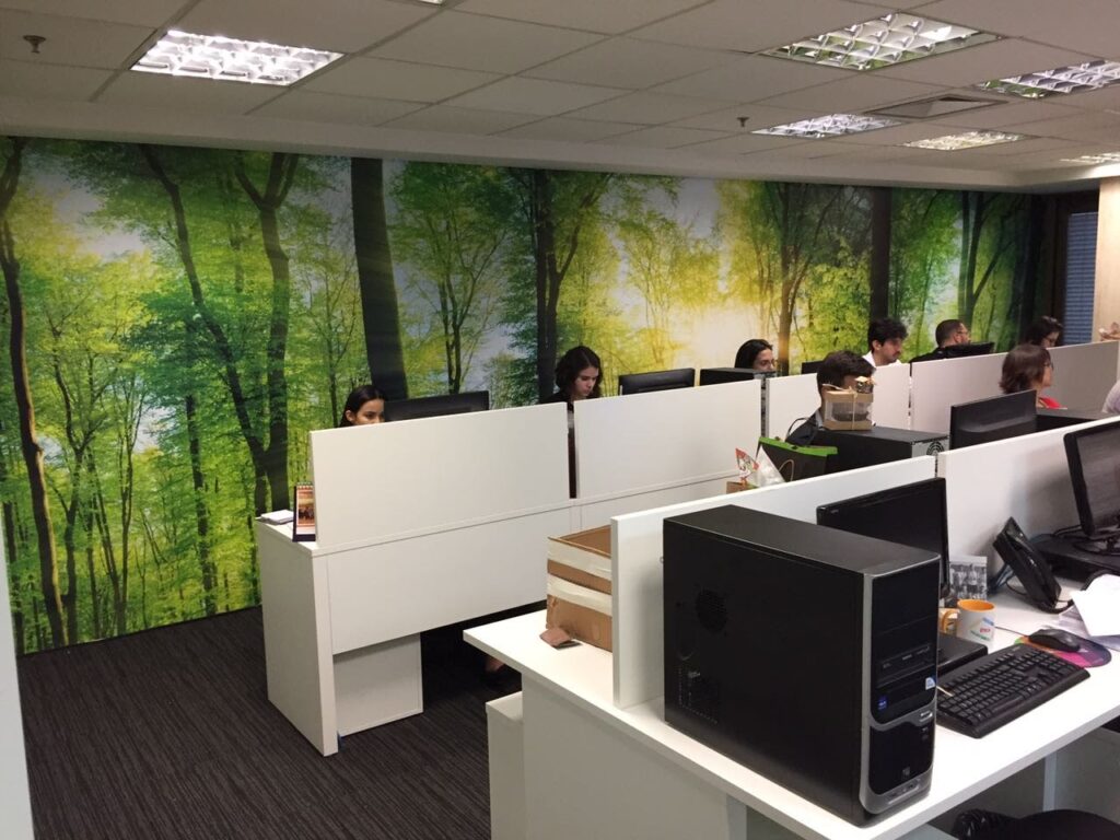 Comunicação visual para empresa.