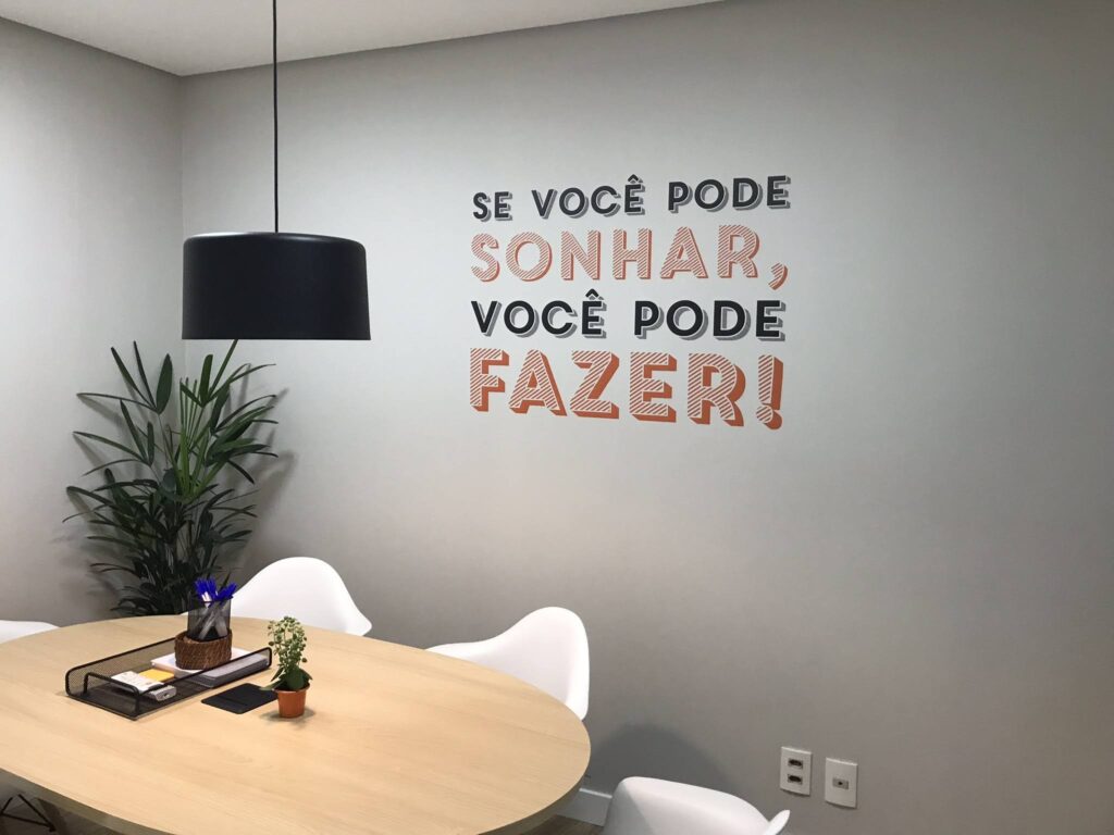 Comunicação visual para empresa.