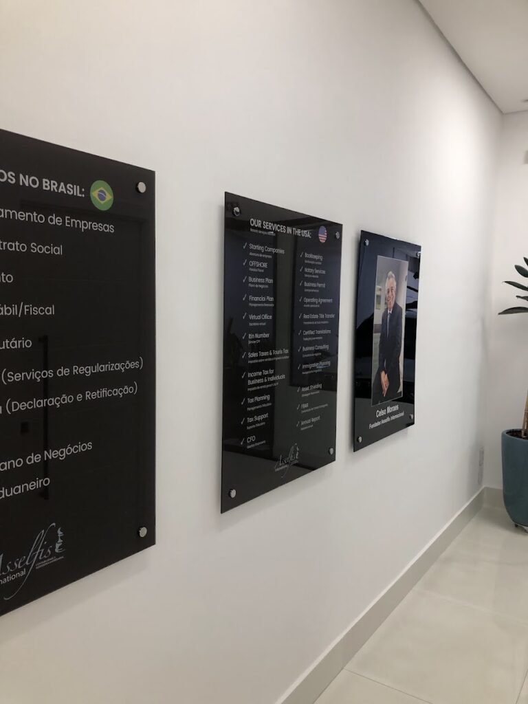 Comunicação visual para empresa.