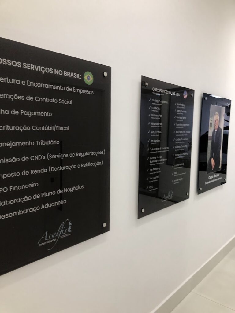 Comunicação visual para empresa.