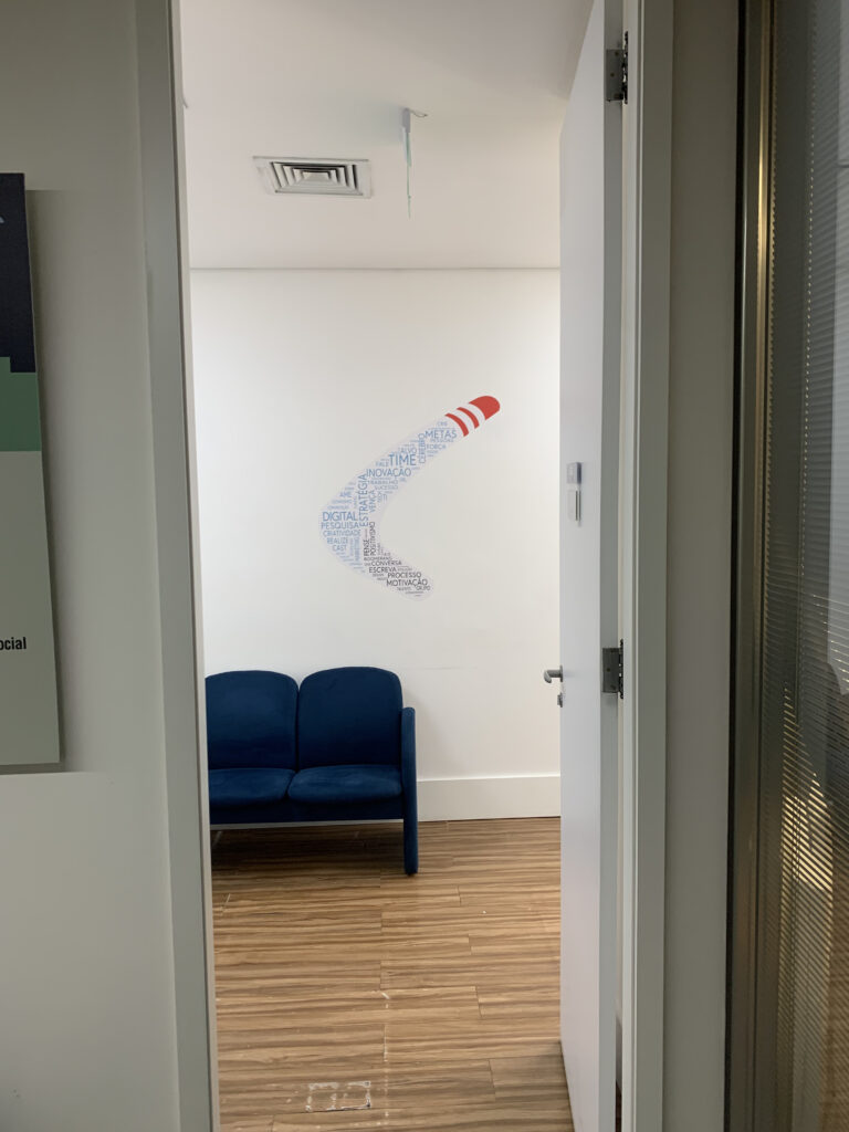Comunicação visual para empresa.
