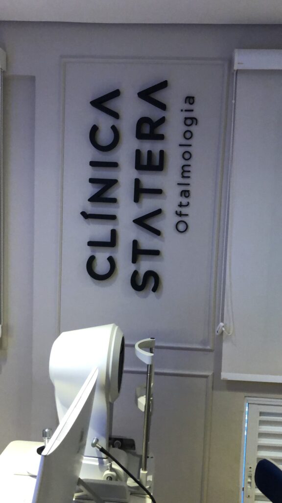 Comunicação visual para clínica.