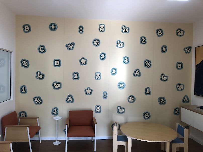 Comunicação visual para escola.