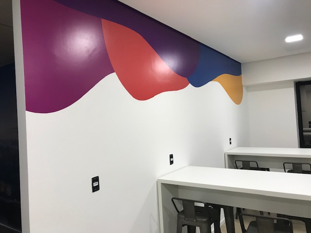 Comunicação visual completa para escritório.
