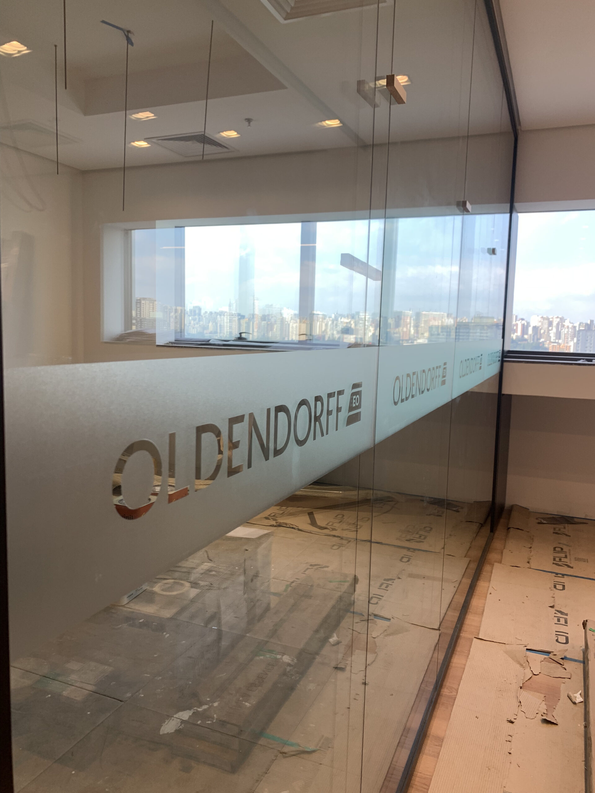 Adesivo jateado personalizado