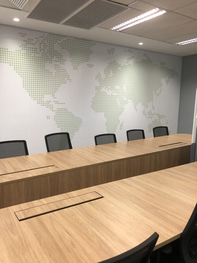 Envelopamento de parede.